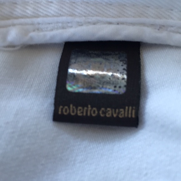 EUC Roberto Cavalli White Denim Jeans - Picture 3 of 14